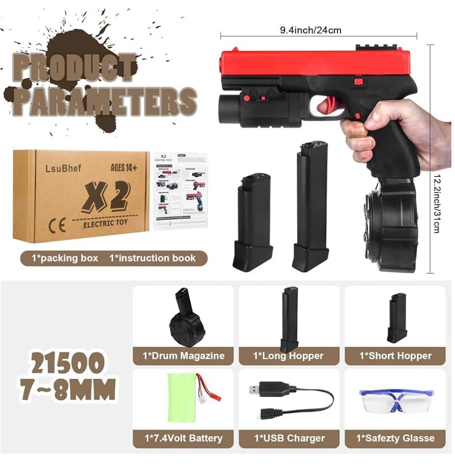 Electronic Gel Ball Blaster