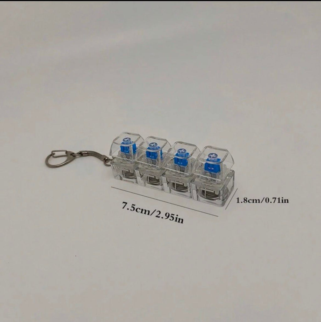 Fidget Click / Keyboard Switch Fidget Keychain