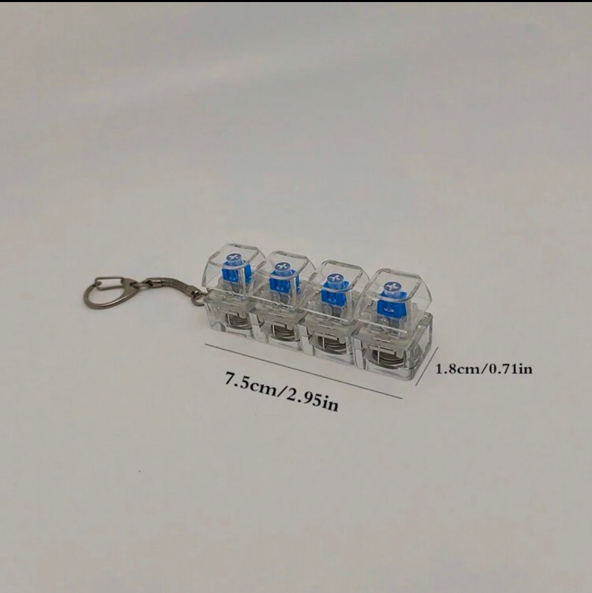 Fidget Click / Keyboard Switch Fidget Keychain