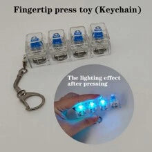 Fidget Click / Keyboard Switch Fidget Keychain