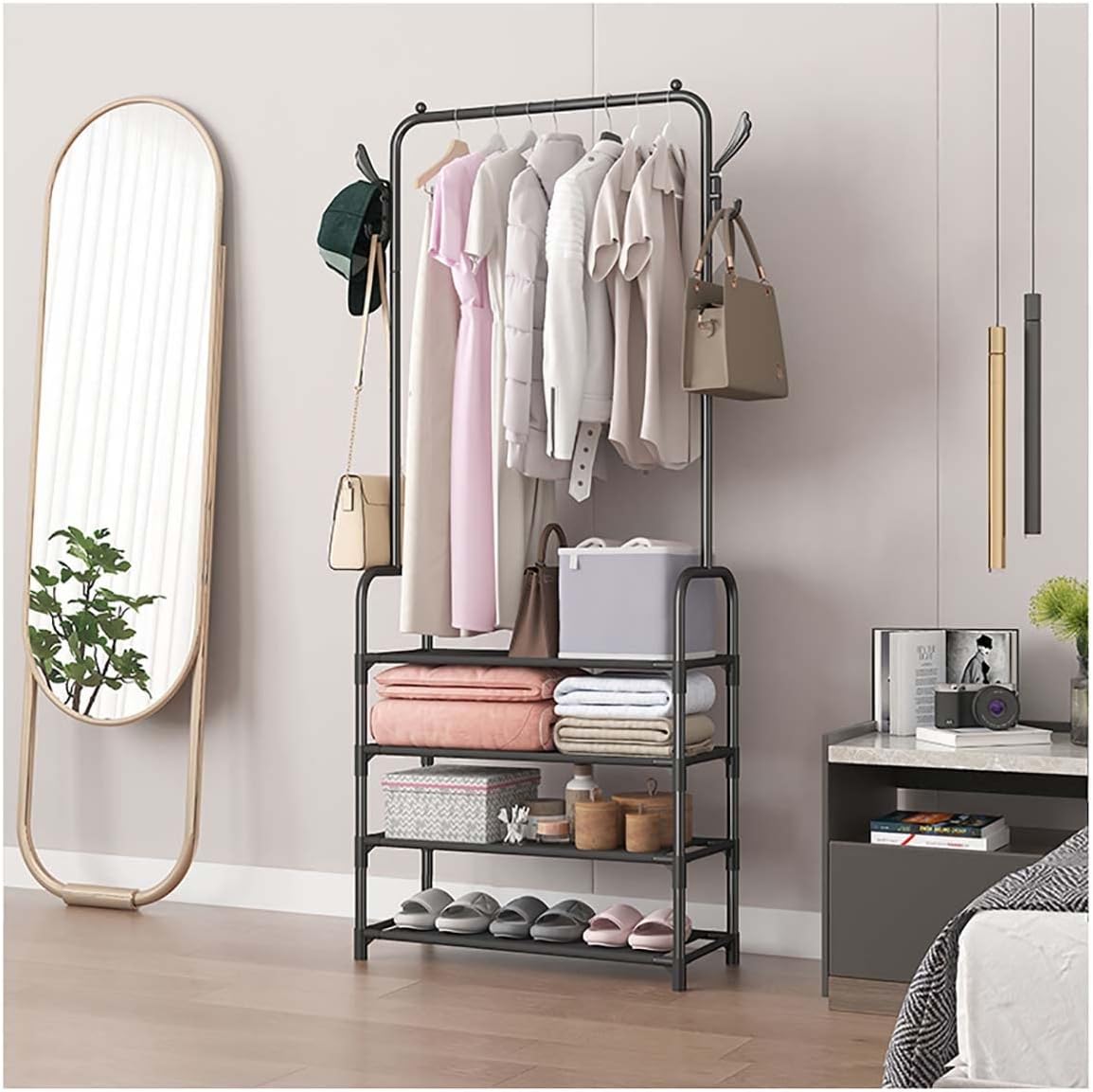 Single Pole Garment Rack