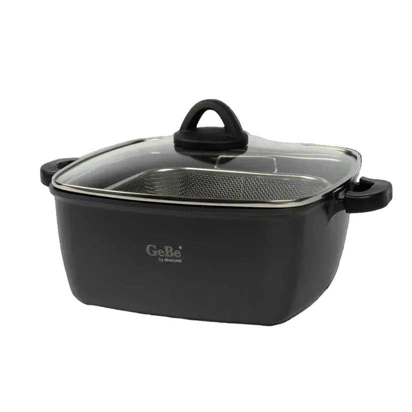 VENUS FRYER POT W/LID & FRYING BASKET