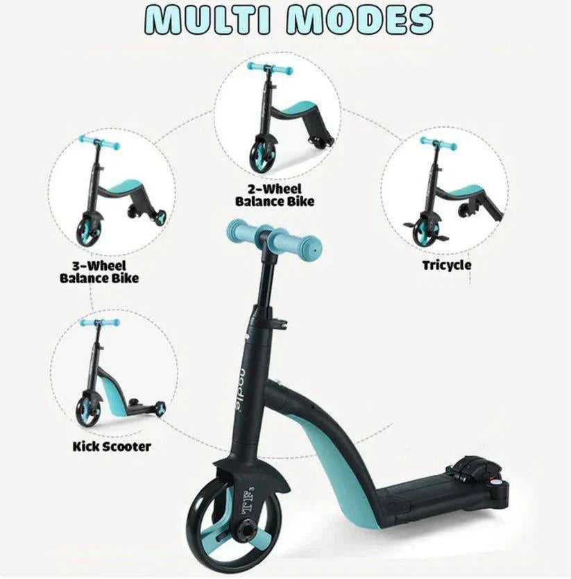 3-in-1 Kids Convertible Scooter