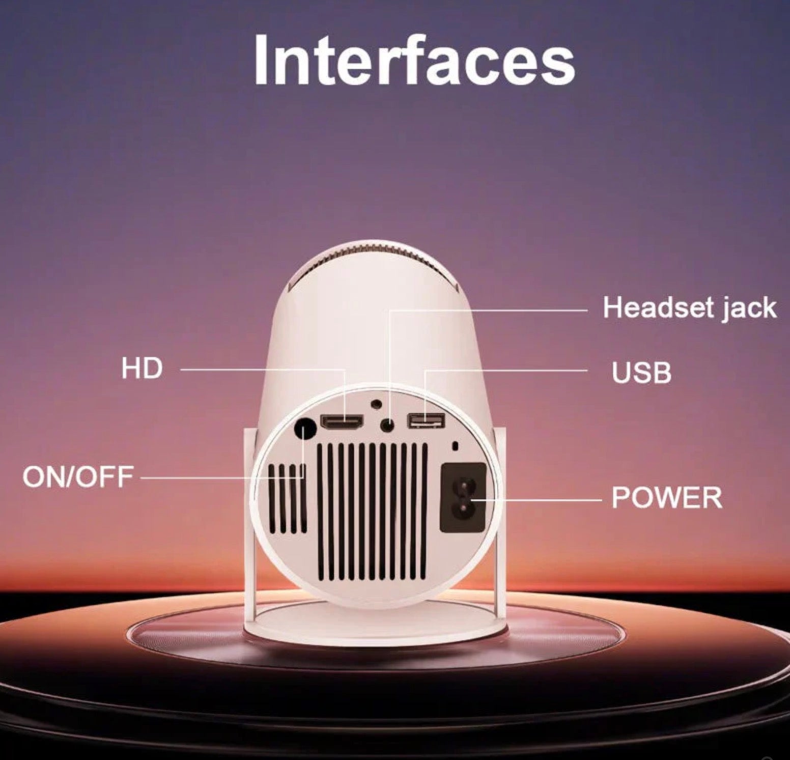 Portable projector ultra HD
