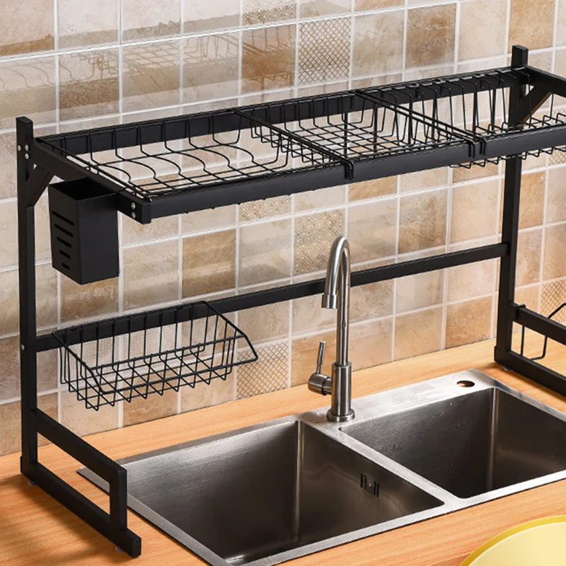 Stainless Steel Dish Rack Drainer 65 cm