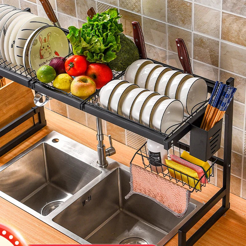 Stainless Steel Dish Rack Drainer 65 cm