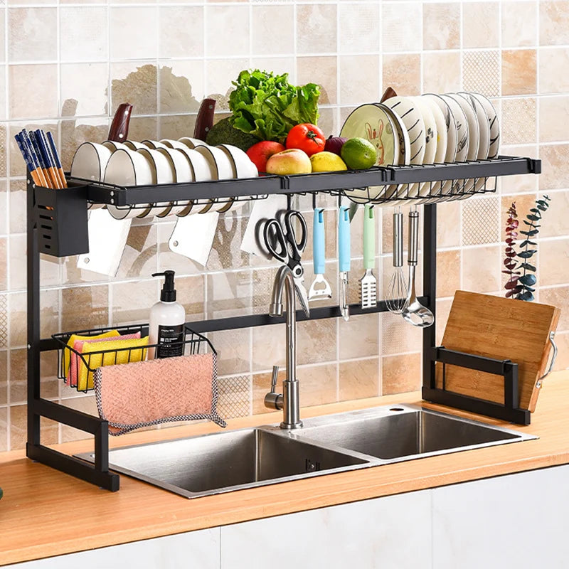 Stainless Steel Dish Rack Drainer 65 cm