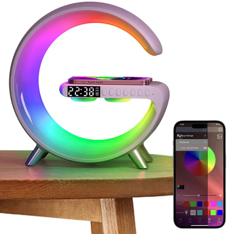 Multifunctional Wireless Charging Alarm Speaker