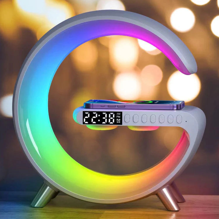 Multifunctional Wireless Charging Alarm Speaker