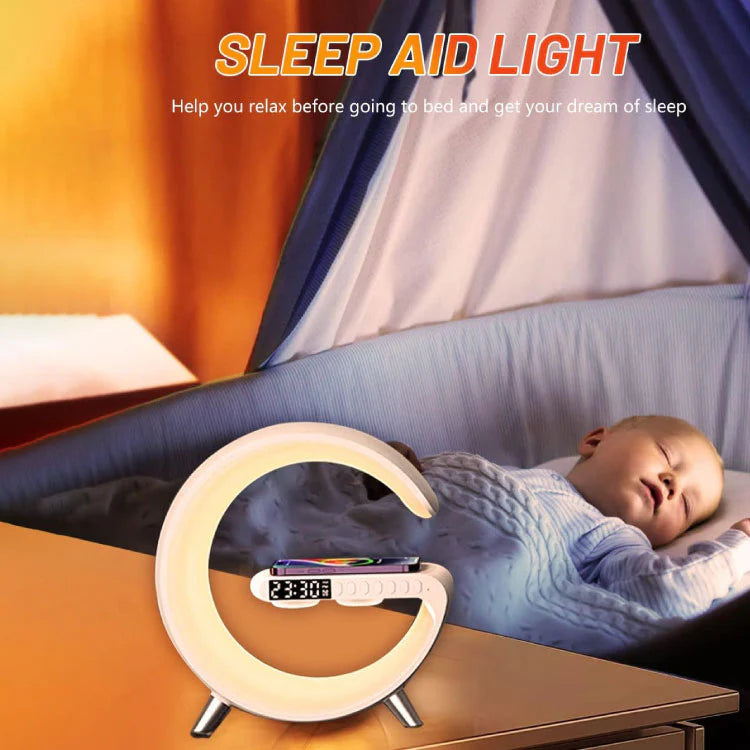 Multifunctional Wireless Charging Alarm Speaker