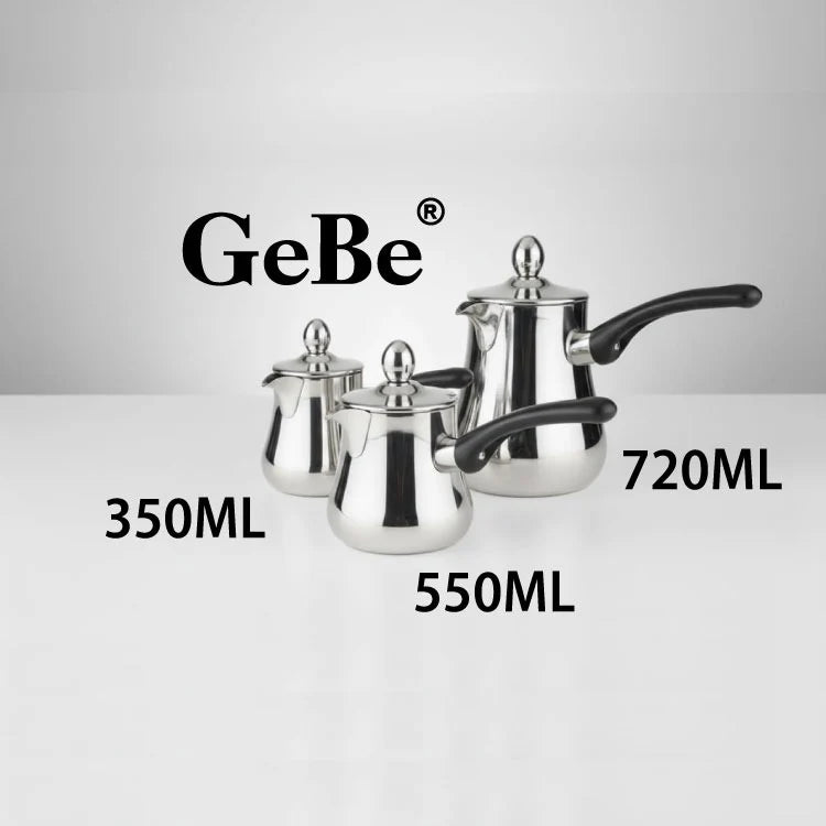 3Pcs Stainless Steel Coffee Warmer Set GeBe