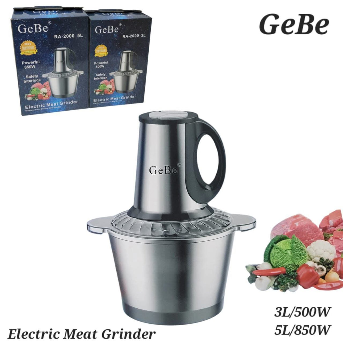 Meat grinder Electric stainless steel