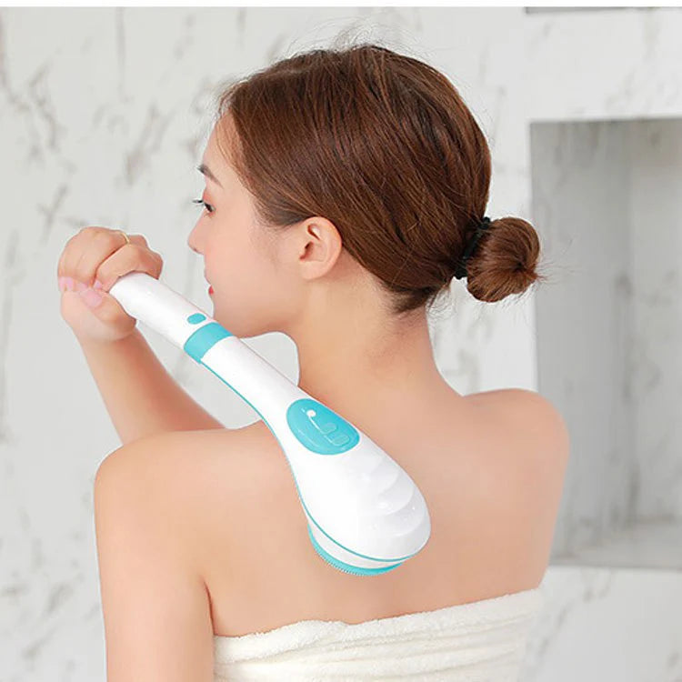Electric bath massage brush
