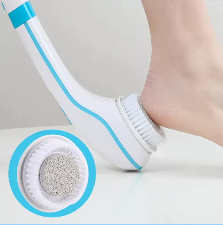 Electric bath massage brush