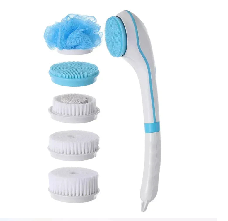 Electric bath massage brush