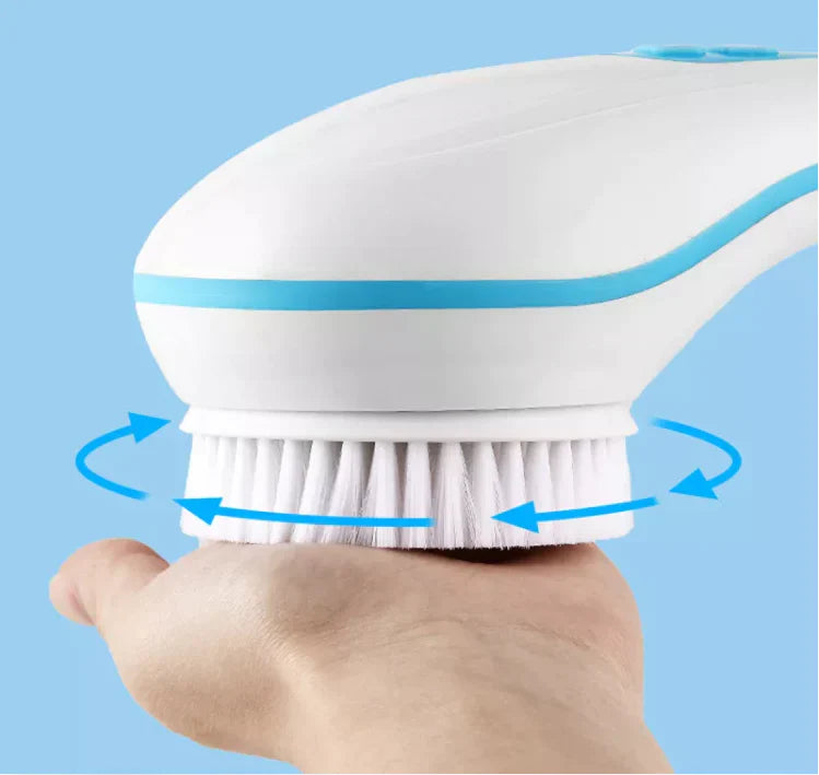 Electric bath massage brush