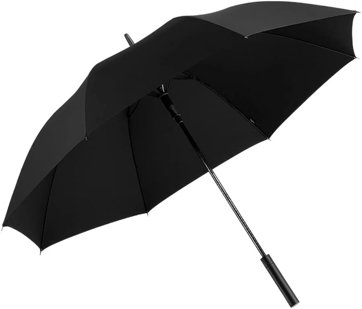 Waterproof Umbrella with Ergonomic Non-Slip Handle with Plastic cover